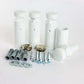 White Towel Rail Radiator Replacement Wall Bracket Kit Full Set 