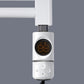300mm Wide - 600mm High Flat White Electric Heated Towel Rail Radiator