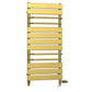 Dual Fuel -500 x 1000mm  Straight Gold Panel Heated Towel Rail With Towel Holders - (incl. Valves + Electric Heating Kit) 